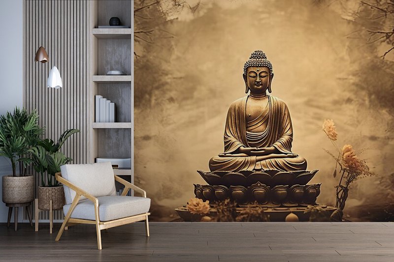 Buddha Wall Mural