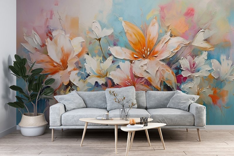 Floral Bloom Mural